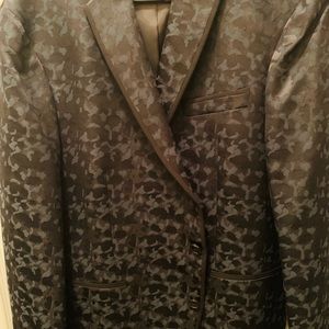 Kenneth Cole Camouflage Two Button Blazer